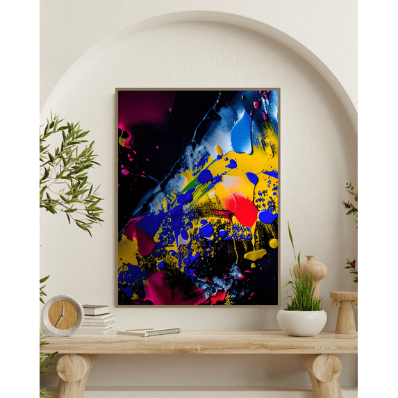 Dynamic Abstractions - Abstract Expressionism Canvas Wall Art