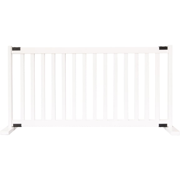 Dynamic Accents 42102 20 Inch All Wood Large Free Standing Gate - Warm White