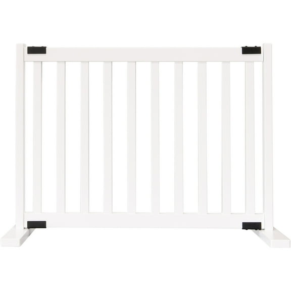 Dynamic Accents 42106 20 Inch All Wood Small Free Standing Gate - Warm White