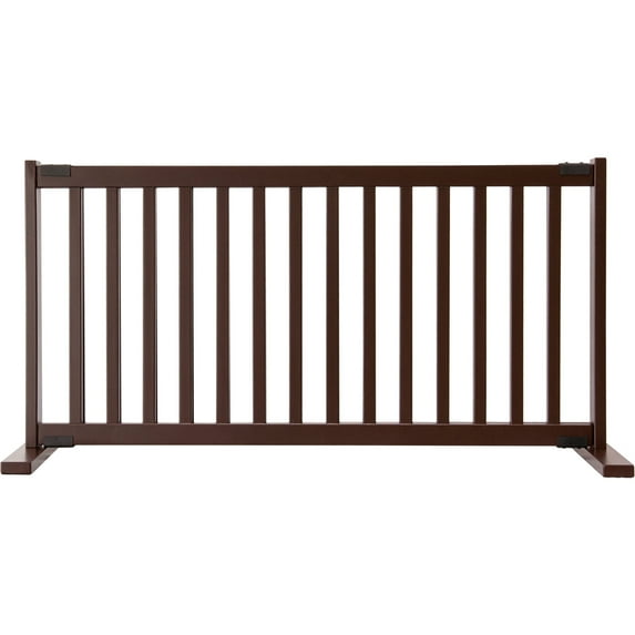 Dynamic Accents 42200 - 20 Inch All Wood Large Free Standing Gate - Mahogany