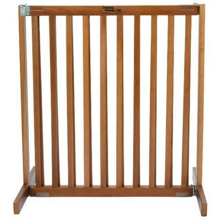 30" Kensington - Small Free Standing Wood Pet Gate - Artisan Bronze