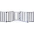 thumbnail image 1 of Dynamic Accents Highlander Series Solid Wood Pet Gate - 5 Panel Walk Through - Pumice Grey-Color:Pumice Grey,Style:32" High - 5 Panel Walk Through, 1 of 2