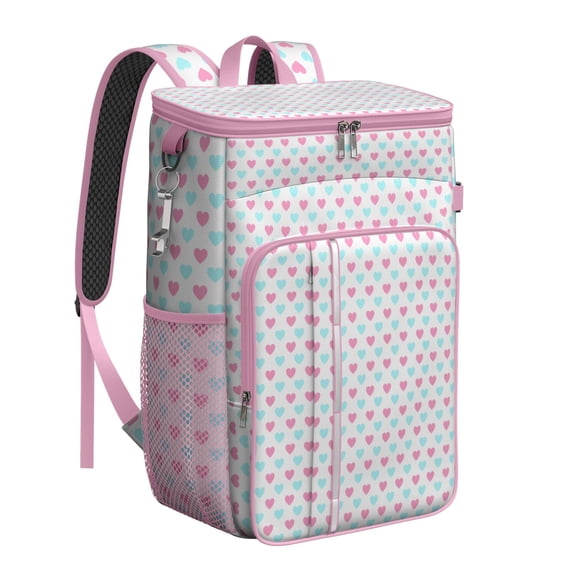 Dynamic Animal Print Cooler Backpack - 20L Insulated Soft Cooler for Camping, Hiking & Parties, High-Capacity & Portable