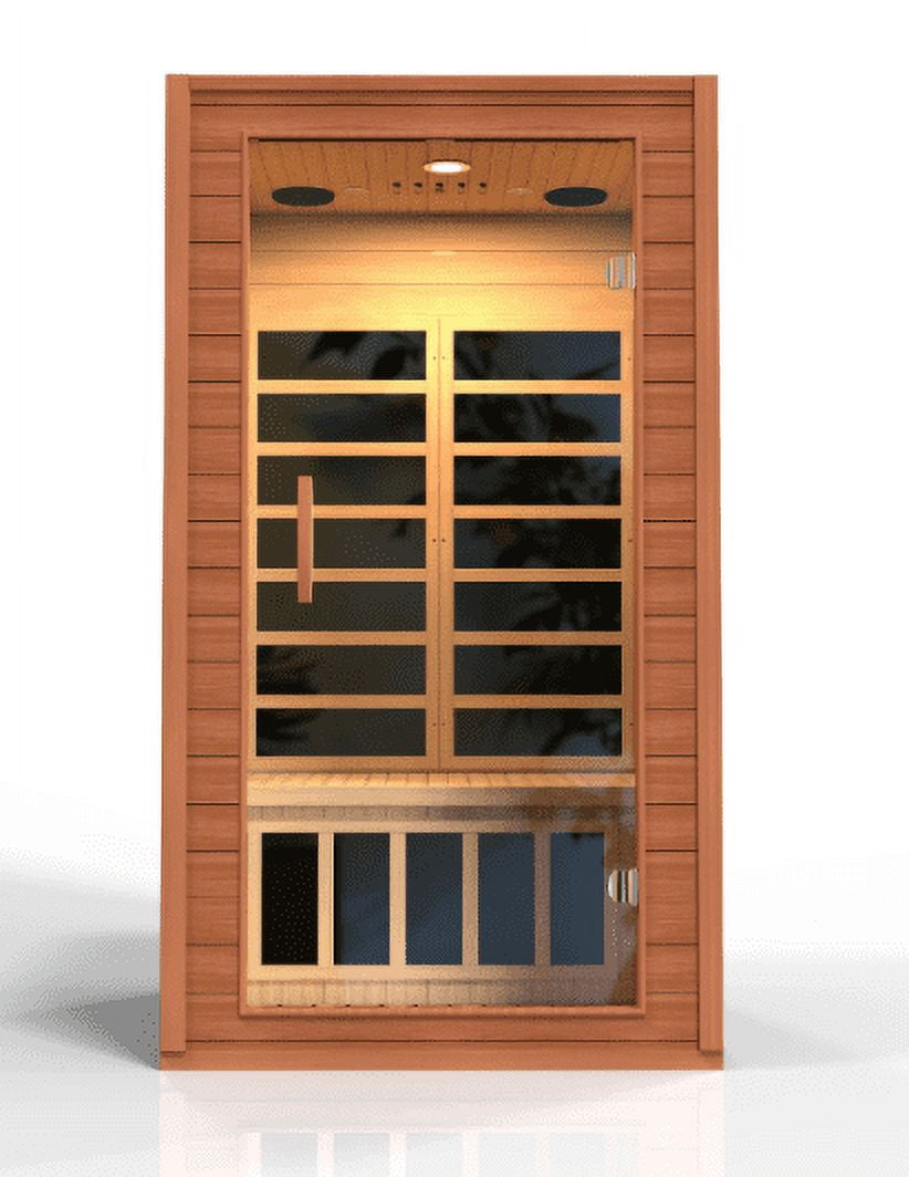 Dynamic Avila Elite 1-2-person Ultra Low EMF (Under 3MG) FAR Infrared Sauna (Canadian Hemlock)