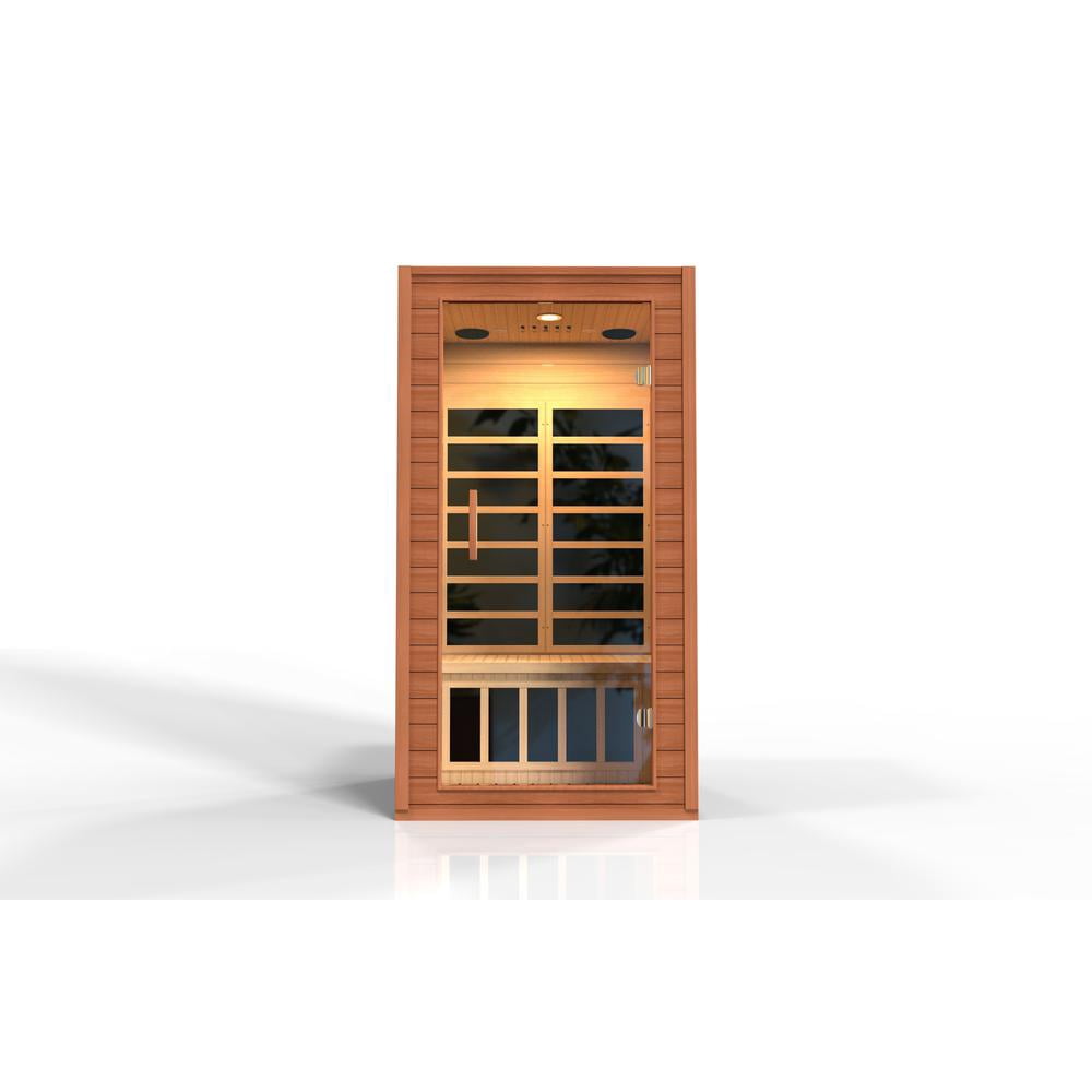Dynamic Avila Elite 1-2-person Ultra Low EMF (Under 3MG) FAR Infrared Sauna (Canadian Hemlock)