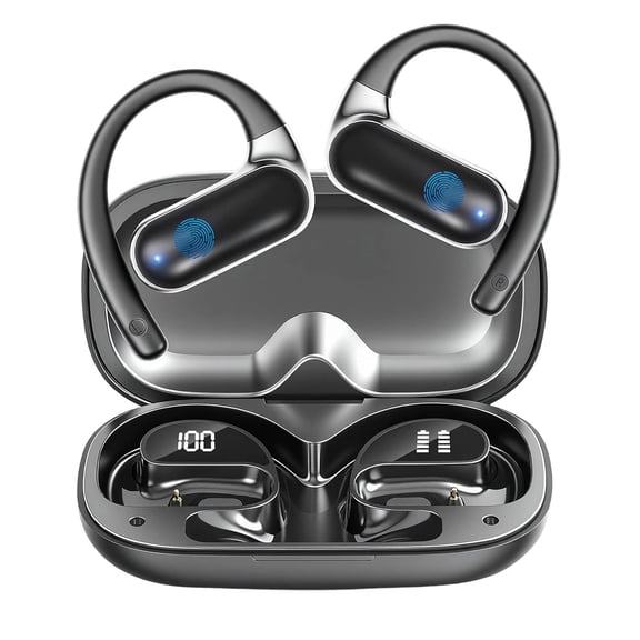 Dynamic Bluetooth Headset | with Battery Powered Portable Compact Design | featuring smart ear | Great Convenience and Style Black Popular Choice Well Made