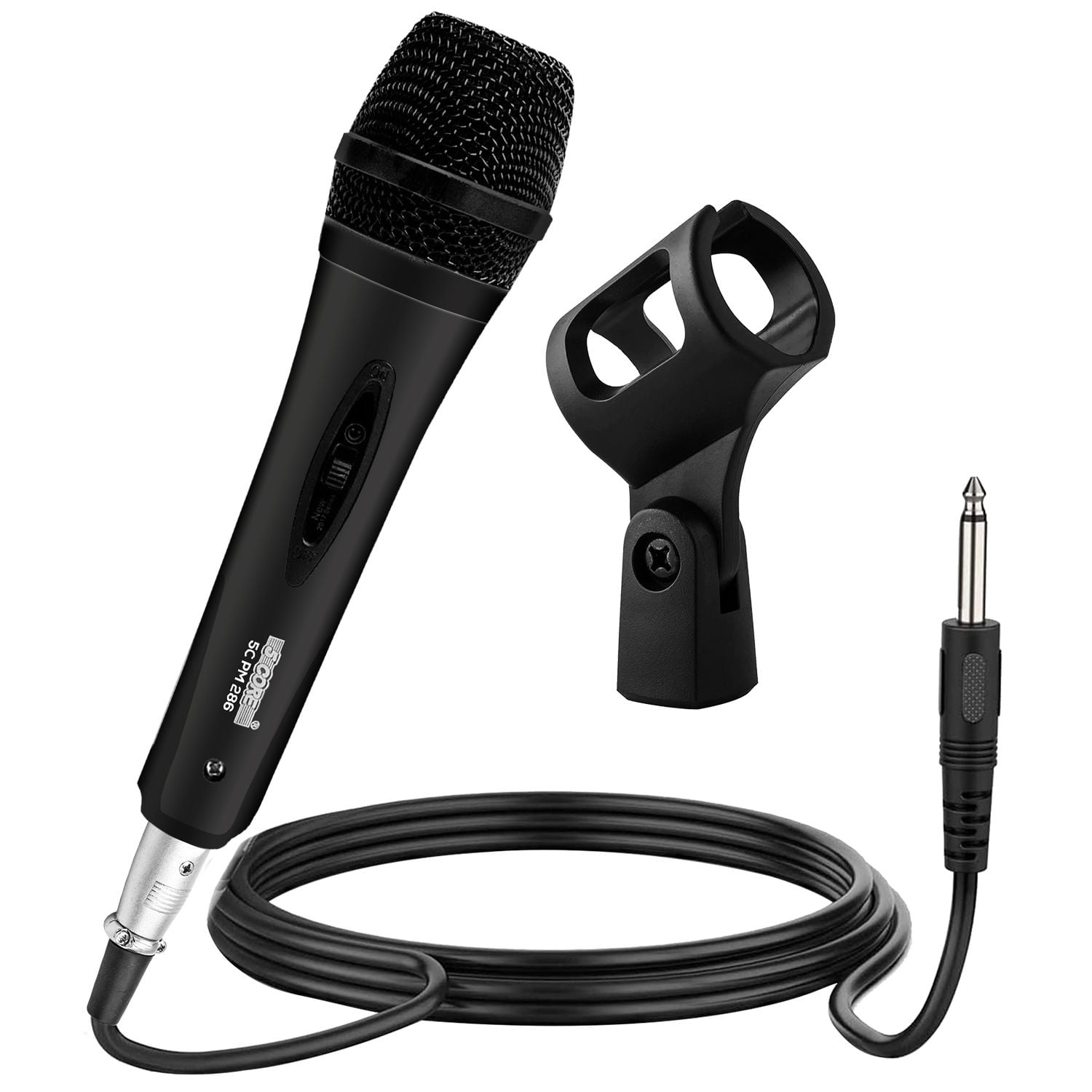 Dynamic Cardioid Handheld Mic with On/Off Switch & XLR Cable ...
