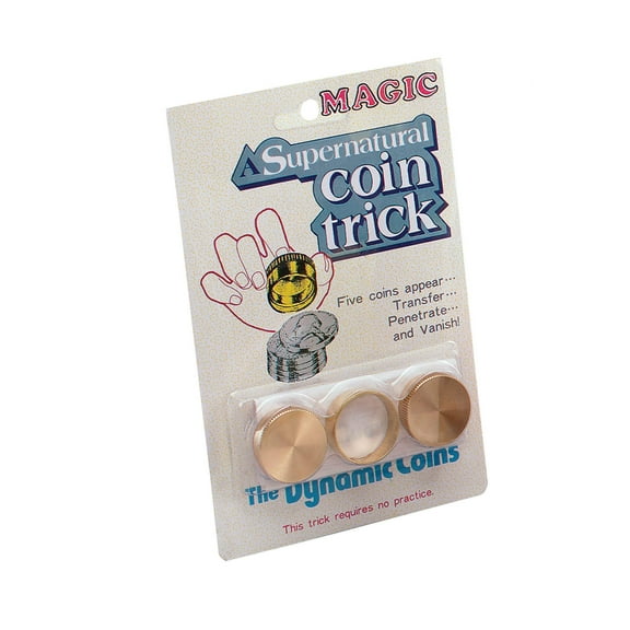 Dynamic Coin Magic Conjuring Unisex Tricks One Size Kids Gold Fancy Dress Party Book Week Halloween