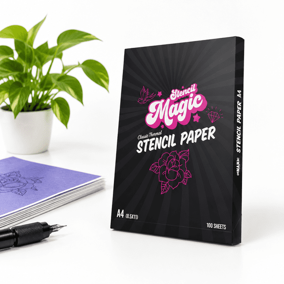 Dynamic Color Stencil Magic Transfer Paper 100 Sheets 8.5x11