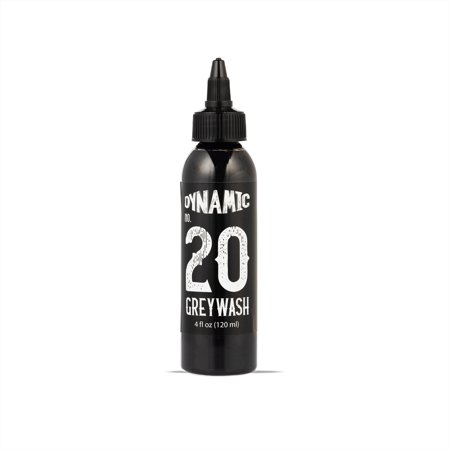 Dynamic Color Tattoo Ink - Permanent Tattooing Inks Four Ounce Bottle - Greywash #20 4oz