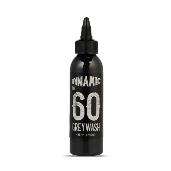 Dynamic Color Tattoo Ink - Permanent Tattooing Inks Four Ounce Bottle - Greywash #60 4oz