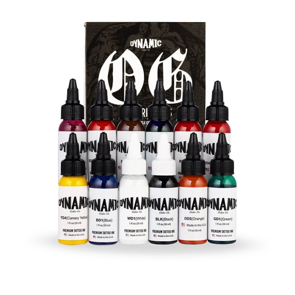 Dynamic Color Tattoo Ink - Permanent Tattooing Inks - OG Ink Set - 1oz