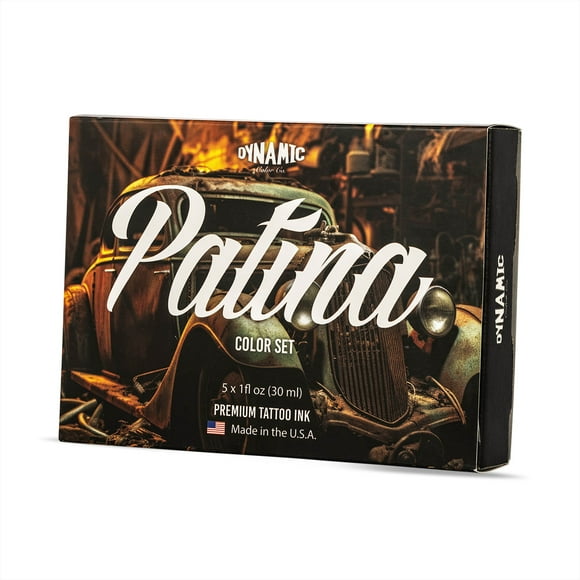 Dynamic Color Tattoo Ink - Permanent Tattooing Inks - Patina Ink Set - 1oz