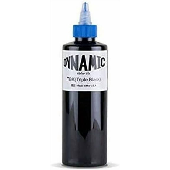 Dynamic Color Triple Black Tattoo Ink 8-oz