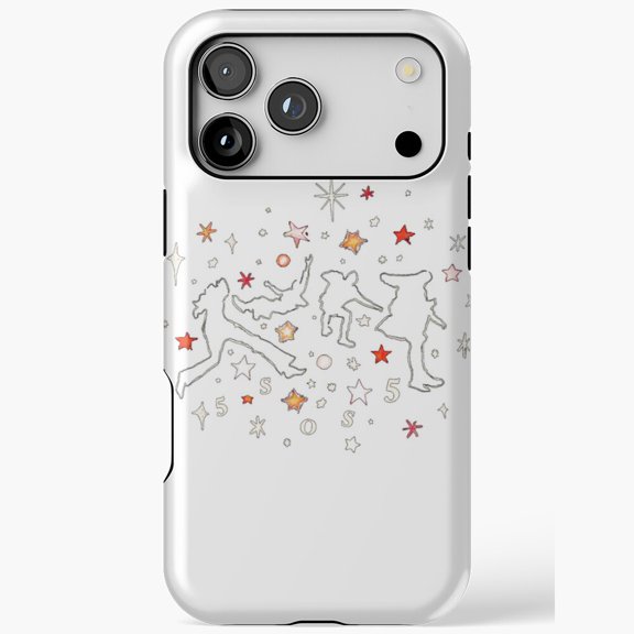 Dynamic Dance Stars Silhouette for iPhone Case 17 16 15 14 13 12 11 Pro Max