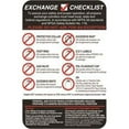 thumbnail image 1 of Dynamic Decals & Graphics 2496806 Propane Exchange Checklist, 8 x 11- 0.5 in. - 25 per Pack, 1 of 1