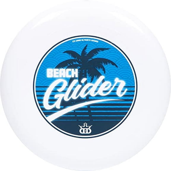 Dynamic Discs Beach Glider Catch Flying Disc | 175 Gram | Easy to Throw and Catch Ultimate Disc | Great for Backyard Games, Tailgating, and More! (White)