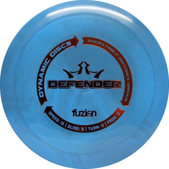 Dynamic Discs BioFuzion Defender 170-172g Distance Driver Golf Disc Colors may vary - 170-172g