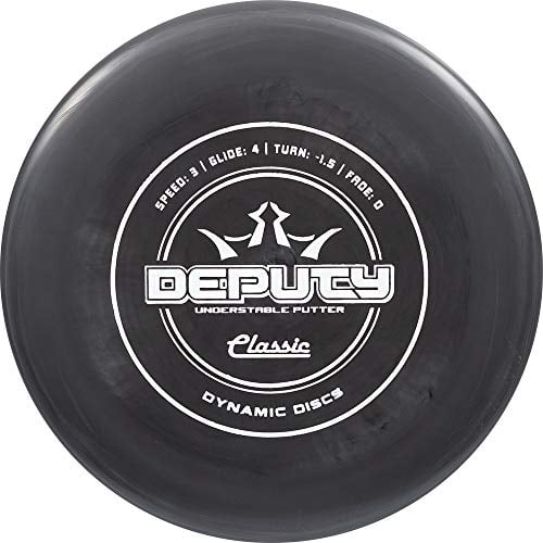 Dynamic Discs Classic Line Deputy Putter Golf Disc [Colors May Vary] - 173-176g