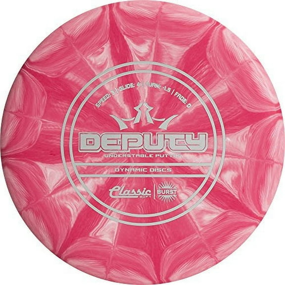Dynamic Discs Classic Soft Burst Deputy Putter Golf Disc Colors May Vary - 173-176g