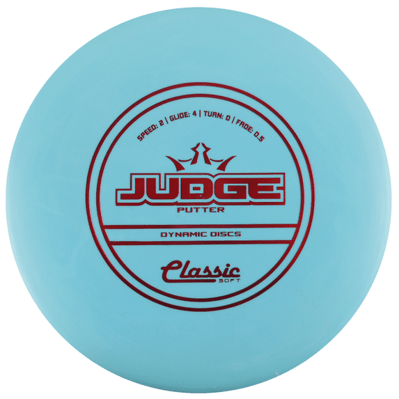 Dynamic Discs Classic Soft Judge Putter Golf Disc - 173-176g