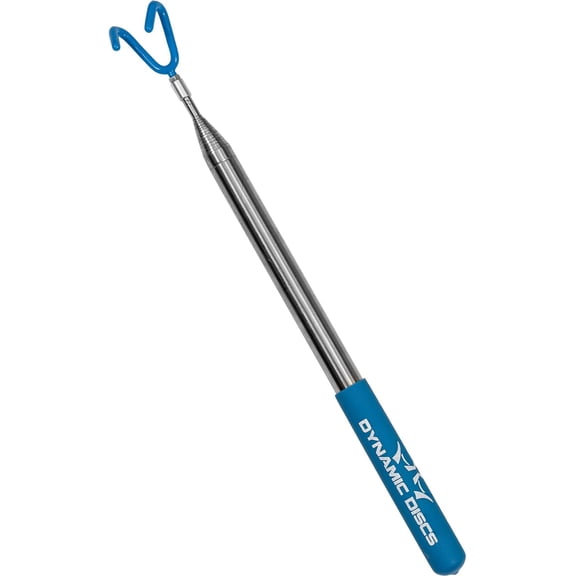 Dynamic Discs Disc Golf Retriever | 16ft Reach, 18in Collapsed | Telescoping Grabber with Hook | Retrieve from Trees or Water Without Getting Wet | Retriever Pole Accessories & Gifts