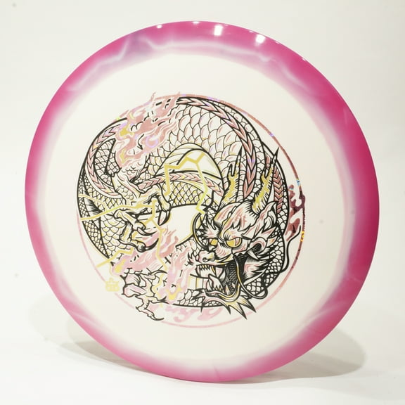 Dynamic Discs Dragon Orbit Trespass Disc Golf Distance Driver, Pick Color/Weight [Stamp & Exact Color May Vary] Pink 173-174 grams
