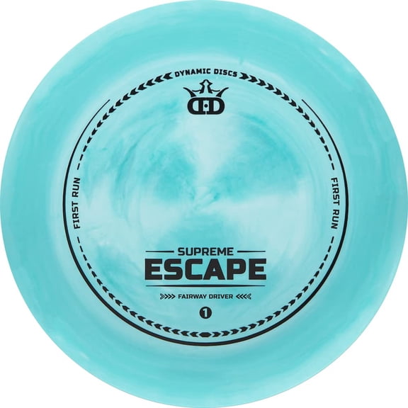 Dynamic Discs First Run Supreme Escape Fairway Driver Golf Disc [Colors Will Vary] - 173-176g