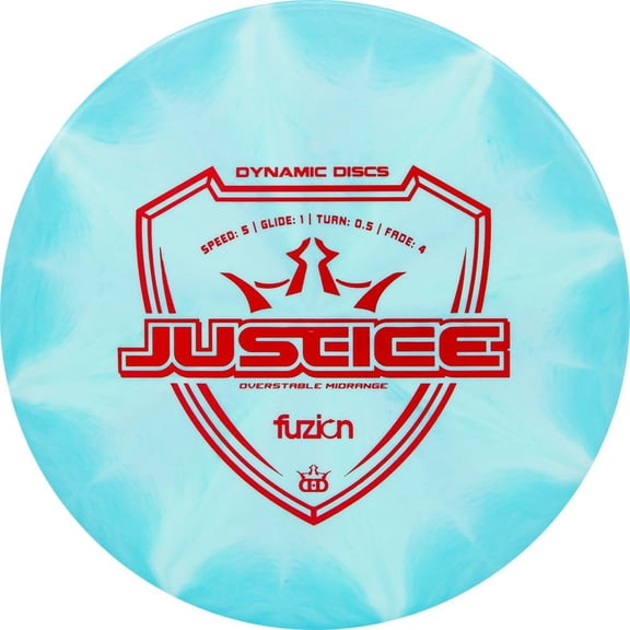 Dynamic Discs Fuzion Burst Justice Midrange Golf Disc - Colors Will Vary