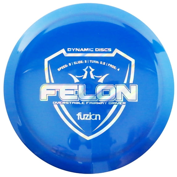 Dynamic Discs Fuzion Felon 170-172g Fairway Driver Golf Disc [Colors may vary] - 170-172g