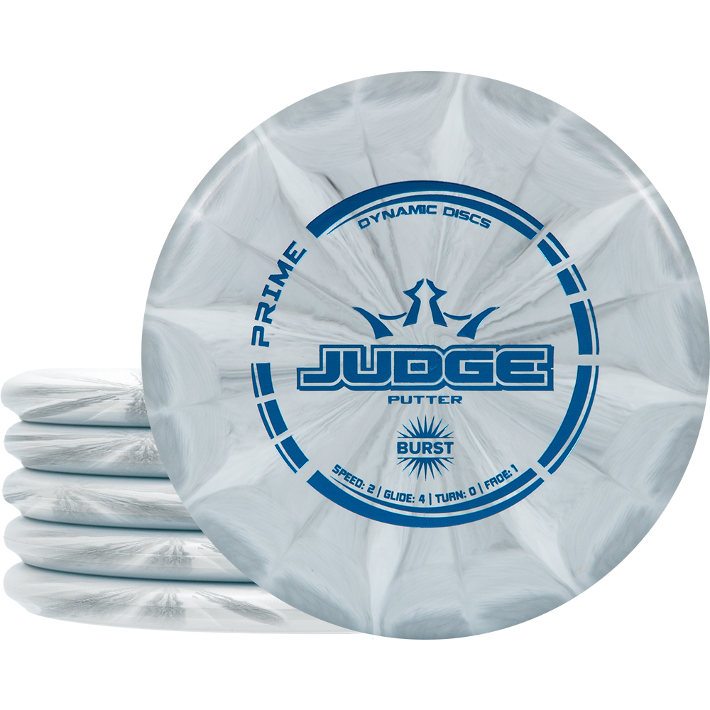 Dynamic Discs Judge Disc Golf Putter Five Pack Prime Burst Judge Disc