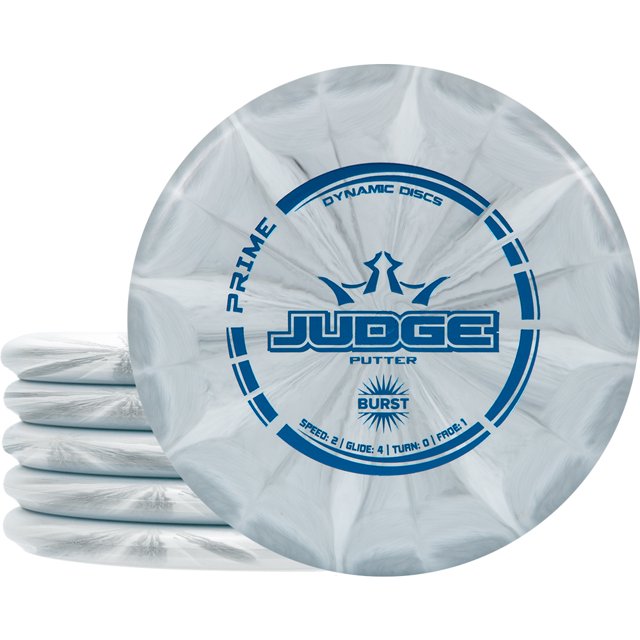 Dynamic Discs Judge Disc Golf Putter Five Pack Prime Burst Judge Disc