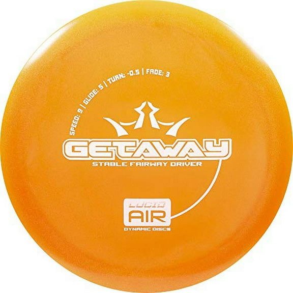 Dynamic Discs Lucid AIR Getaway Fairway Driver Golf Disc [Colors May Vary] - 145-159g