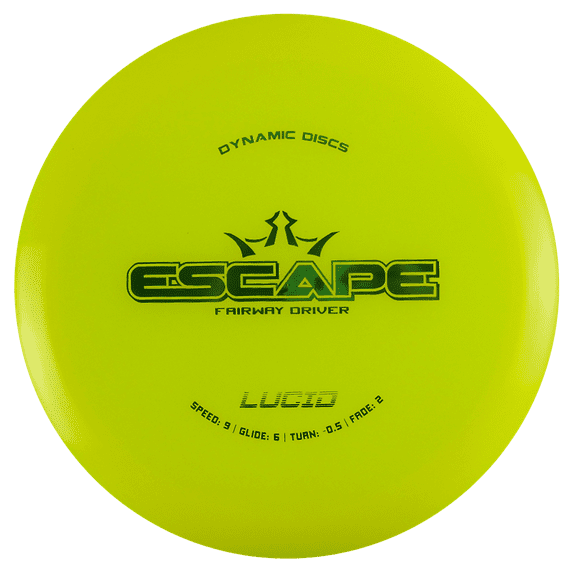 Dynamic Discs Lucid Escape 165-169g Fairway Driver Golf Disc [Colors may vary] - 165-169g