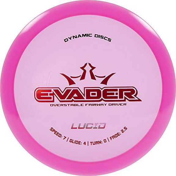 Dynamic Discs Lucid Evader Fairway Driver Golf Disc [Colors May Vary] - 170-172g