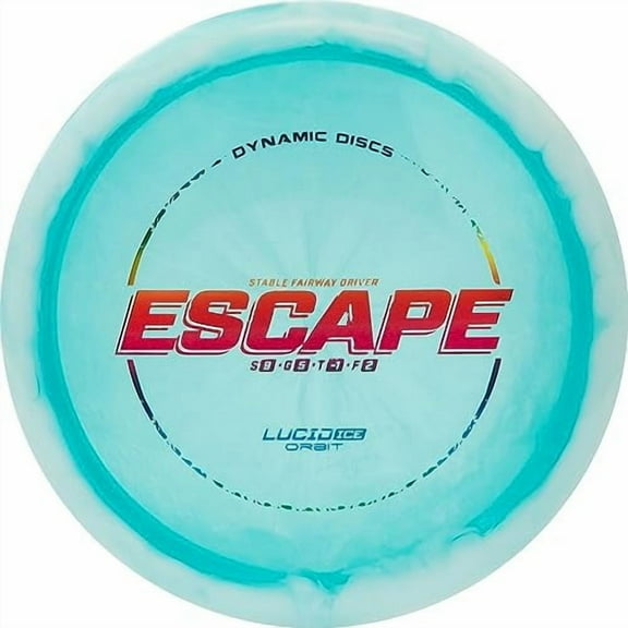 Dynamic Discs Lucid Ice Orbit Escape Fairway Driver Golf Disc| Colors Will Vary