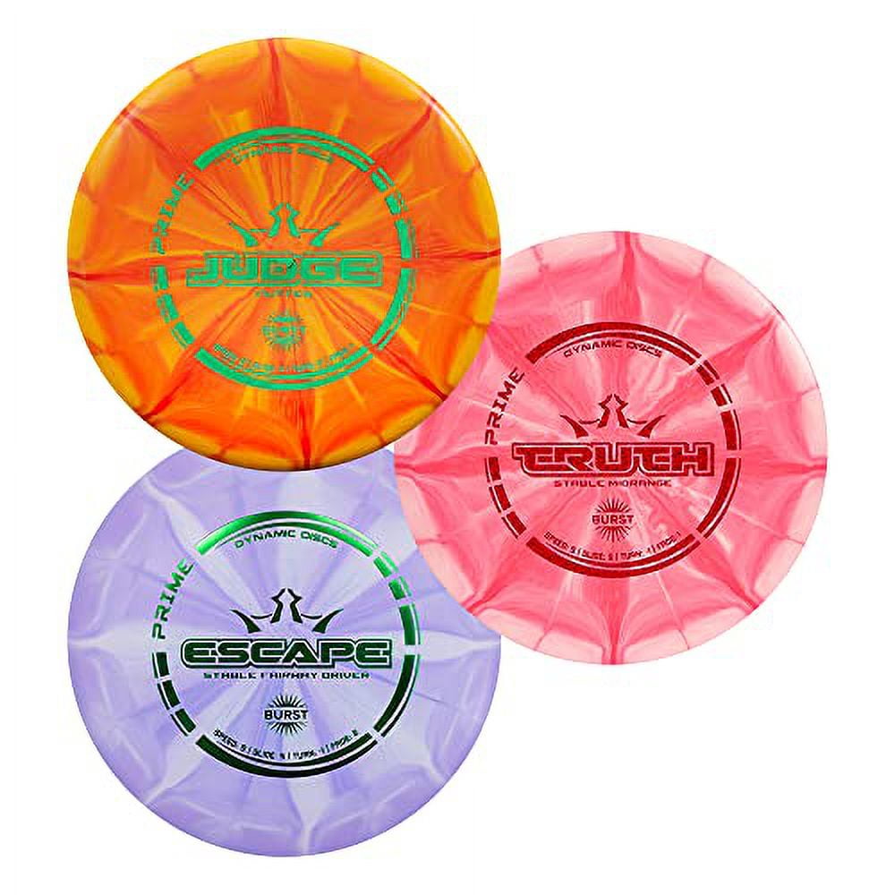 Dynamic Discs Prime Burst Plastic 3 Disc Golf Starter Set
