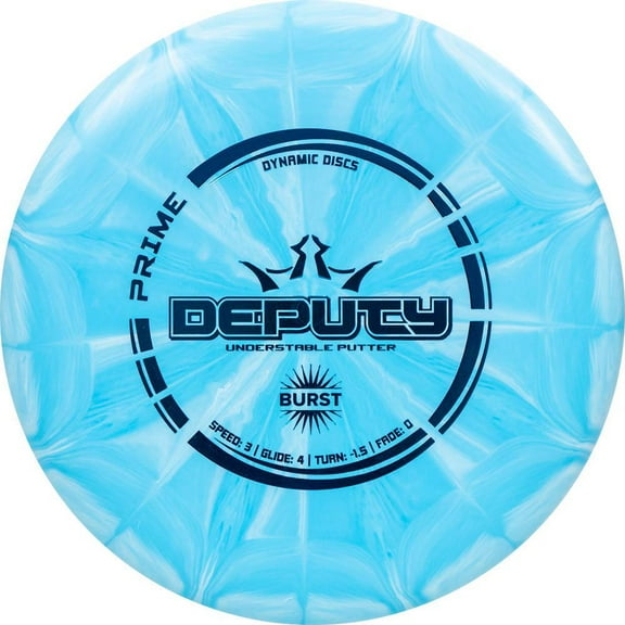 Dynamic Discs Prime Burst Deputy Putter Golf Disc Colors may vary