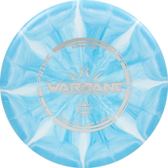 Dynamic Discs Prime Burst Warrant Midrange Golf Disc [Colors may vary]