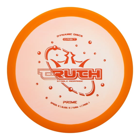 Dynamic Discs Prime Orbit Truth Disc Golf Midrange-Orange
