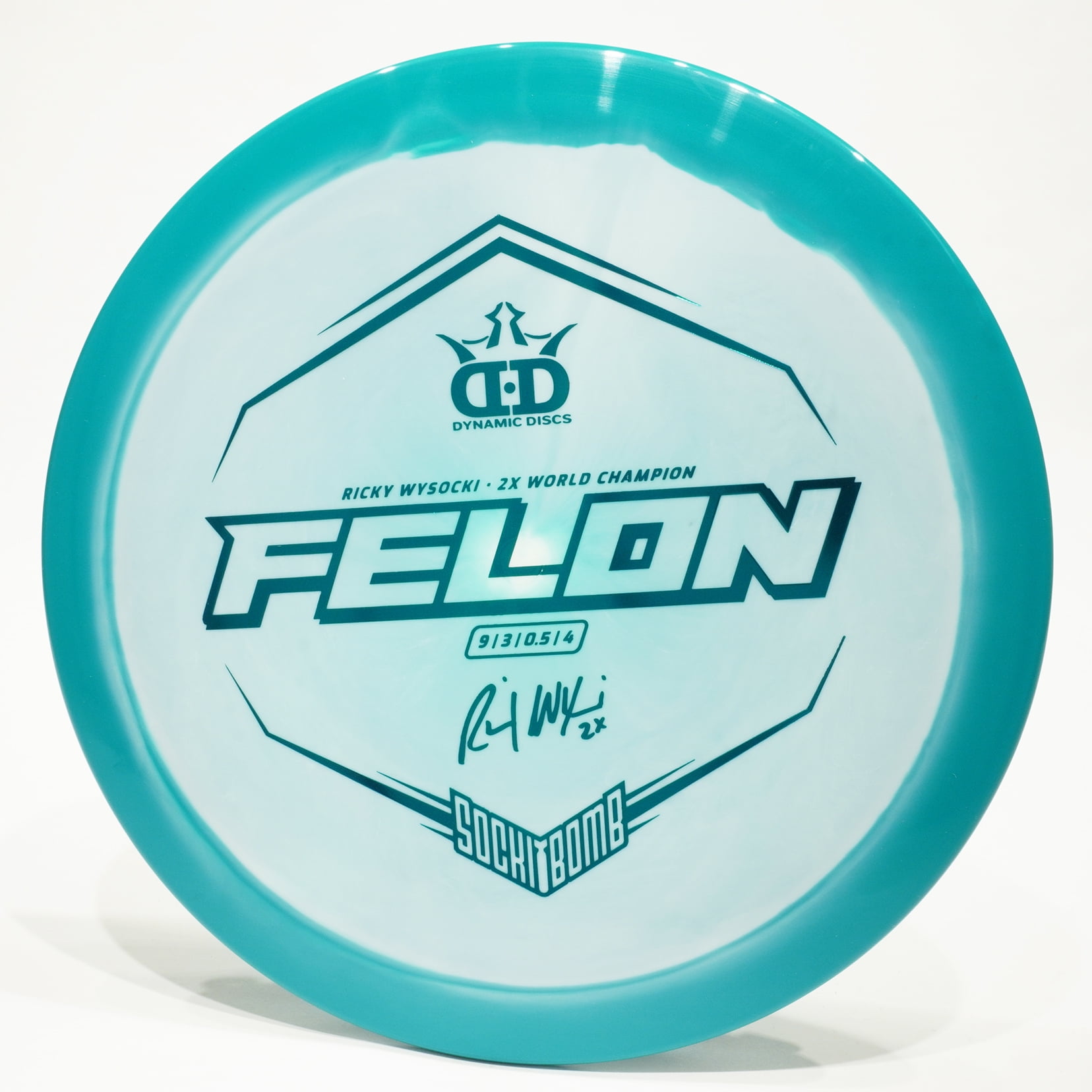 Dynamic Discs Sockibomb Orbit Felon (Fuzion) Ricky Wysocki Fairway