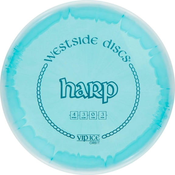 Dynamic Discs Westside VIP Ice Orbit Harp Putter Golf Disc - Colors Will Vary