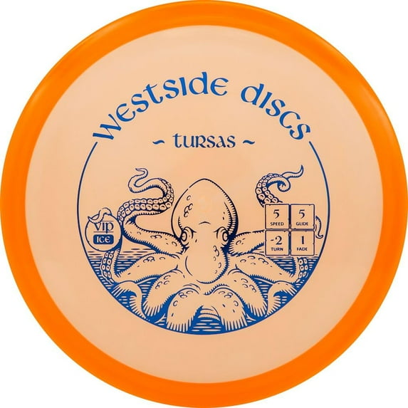 Dynamic Discs Westside VIP Ice Tursas Midrange Golf Disc - Colors Will Vary