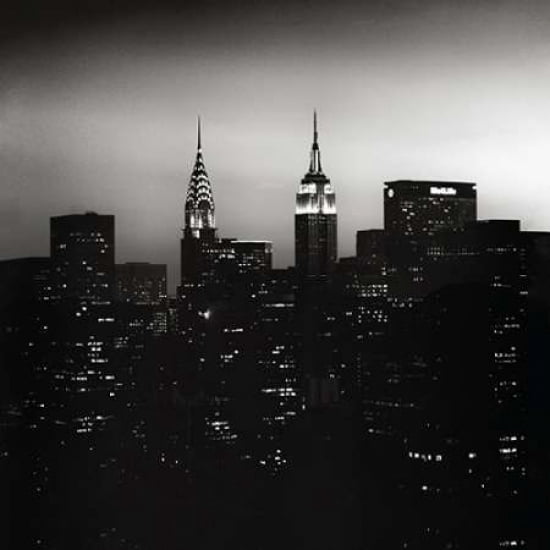 Dynamic Duo-NYC Canvas Art - Hakan Strand (24 x 24)
