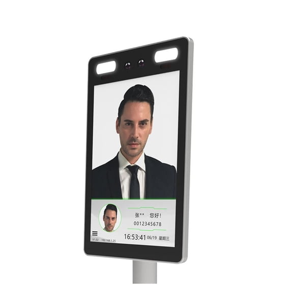 Dynamic Face Recognize 8 Inch Touch Screen Office Standalone Access Control Time Attendance All-in-one Machine - Efficient Management