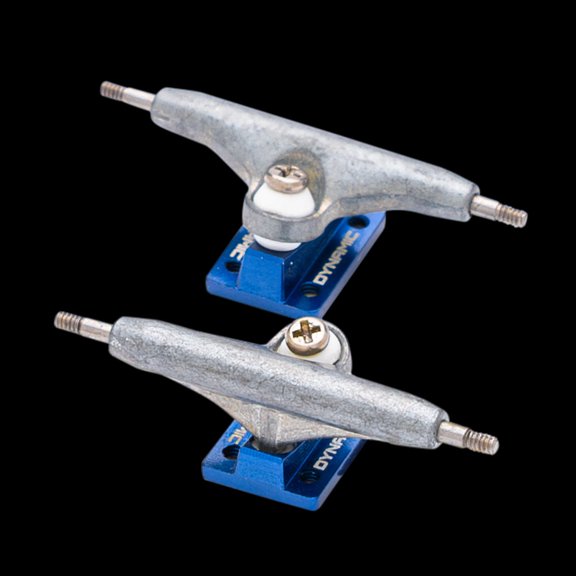 Dynamic Fingerboard Trucks - 32mm Raw and Blue