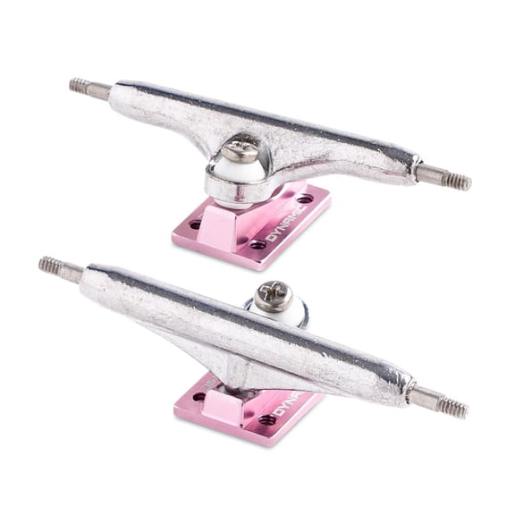 Dynamic Fingerboard Trucks - 36mm Chrome and Pink