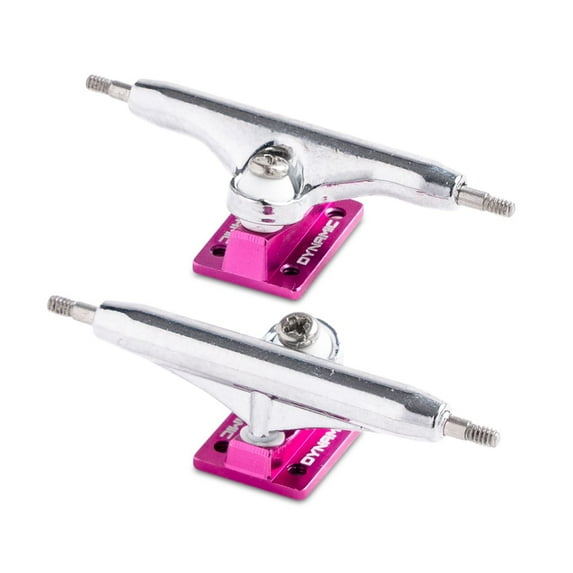 Dynamic Fingerboard Trucks - 36mm Chrome and Purple