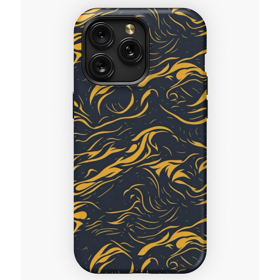 Dynamic Fire Flow Abstract Flame Graphic Design A8375&nbsp;Phone Case for iPhone 11 to 17 Pro Max