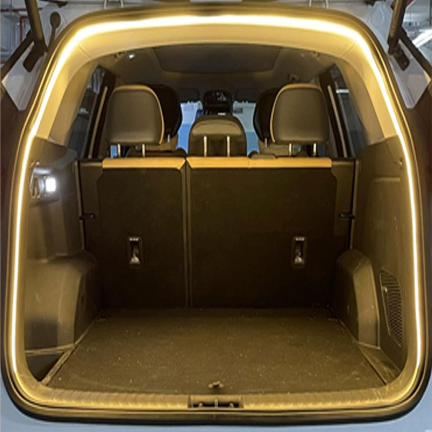 Dynamic Flowing Car Trunk Light Strip, 2025 New Trunk Cargo Ambient Lighting, Led Strip Lights for Interior Illumination Decorations, Invisible Installation
